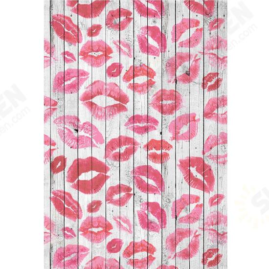 4x6FT Vinyl Pink Red Lips Wall Floor Photography Backdrop Background Studio Prop 4x6FT Vinyl Pink Red Lips Wall Floor Photography Backdrop Background Studio Prop