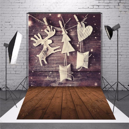 5 x 7 FT Christmas Theme Christmas Gift Elk Wood Board Photo Vinyl Background 5 x 7 FT Christmas Theme Christmas Gift Elk Wood Board Photo Vinyl Background