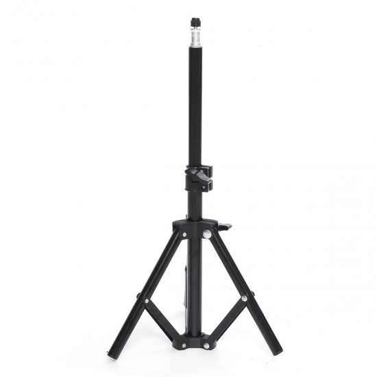 50/160cm Foldable Portable Camera Tripod Video Ring Light Flash Stand Phone Holder For Live Stream Makeup Retractable