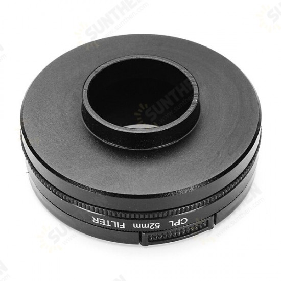 52mm Polarizer CPL Filter Lens Protector For GoPro Hero 3 3+ Camera