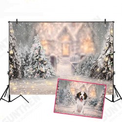 5x3FT 7x5FT 8x6FT Christmas Tree Snow Photography Backdrop Background Studio Prop 5x3FT 7x5FT 8x6FT Christmas Tree Snow Photography Backdrop Background Studio Prop