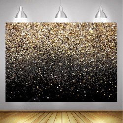 5x3FT 7x5FT 9x6FT Gold Bokeh Spots Photography Backdrop Background Studio Prop 5x3FT 7x5FT 9x6FT Gold Bokeh Spots Photography Backdrop Background Studio Prop
