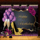 5x3FT 7x5FT 9x6FT High Heel Glass Purple Balloon Studio Birthday Photography Backdrops Background 5x3FT 7x5FT 9x6FT High Heel Glass Purple Balloon Studio Birthday Photography Backdrops Background