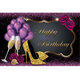 5x3FT 7x5FT 9x6FT High Heel Glass Purple Balloon Studio Birthday Photography Backdrops Background 5x3FT 7x5FT 9x6FT High Heel Glass Purple Balloon Studio Birthday Photography Backdrops Background