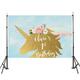 5x3ft 7x5ft Gold Unicorn Children Party Photography Backdrop Studio Prop Background 5x3ft 7x5ft Gold Unicorn Children Party Photography Backdrop Studio Prop Background