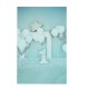 5x7FT Blue Balloon Birthday Celebrating Theme Photography Backdrop Studio Prop Background 5x7FT Blue Balloon Birthday Celebrating Theme Photography Backdrop Studio Prop Background