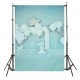 5x7FT Blue Balloon Birthday Celebrating Theme Photography Backdrop Studio Prop Background 5x7FT Blue Balloon Birthday Celebrating Theme Photography Backdrop Studio Prop Background