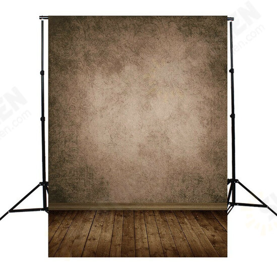 5x7FT Brown Wall Wooden Floor Photography Backdrop Photo Background 5x7FT Brown Wall Wooden Floor Photography Backdrop Photo Background