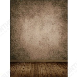 5x7FT Brown Wall Wooden Floor Photography Backdrop Photo Background 5x7FT Brown Wall Wooden Floor Photography Backdrop Photo Background