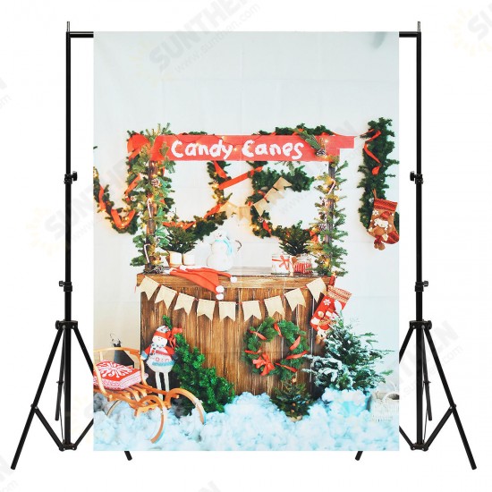 5x7FT Christmas Candy Canes Photography Backdrop Background Studio Prop 5x7FT Christmas Candy Canes Photography Backdrop Background Studio Prop