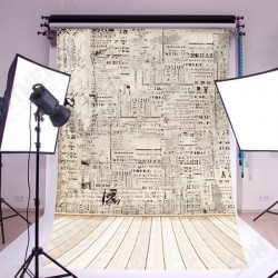 5x7FT Paper Wall Wood Floor Photography Backdrops Studio Photo Props Background 5x7FT Paper Wall Wood Floor Photography Backdrops Studio Photo Props Background