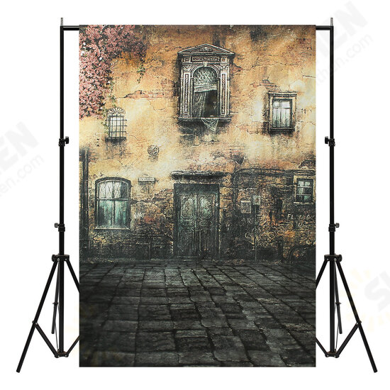 5x7FT Raw Silk Cloth Ancient House Photography Background Studio Backdrop Props 5x7FT Raw Silk Cloth Ancient House Photography Background Studio Backdrop Props