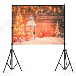 5x7FT Vinyl Christmas Tree Light Wood Wall Photography Backdrop Background Studio Prop 5x7FT Vinyl Christmas Tree Light Wood Wall Photography Backdrop Background Studio Prop