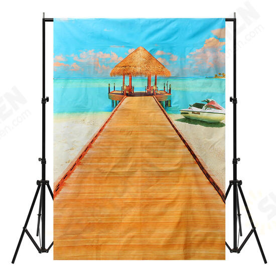 5x7ft Summer Sunshine Beach Vocation Sea Photography Backdrop Studio Prop Background