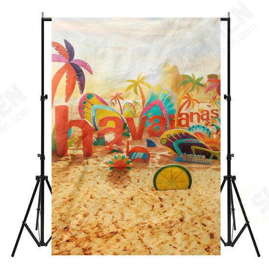 5x7ft Summer Sunshine Beach Vocation Sea Photography Backdrop Studio Prop Background