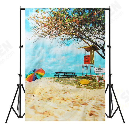 5x7ft Summer Sunshine Beach Vocation Sea Photography Backdrop Studio Prop Background