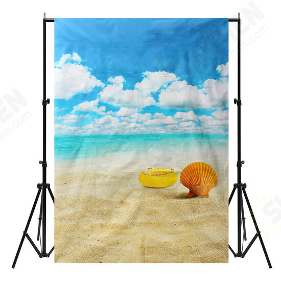 5x7ft Summer Sunshine Beach Vocation Sea Photography Backdrop Studio Prop Background