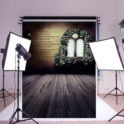 5x7ft Vinyl Valentine's Day Rose Wood Floor Window Photography Background Backdrop 5x7ft Vinyl Valentine's Day Rose Wood Floor Window Photography Background Backdrop