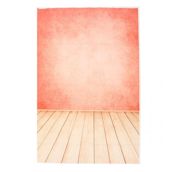 5x7ft Wall Wooden Floor Photo Studio Background Props Vinyl Photography Backdrop