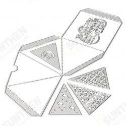 6 in 1 Merry Christmas Gift Box Scrapbook Photo Album Paper Work DIY Cutting Dies 6 in 1 Merry Christmas Gift Box Scrapbook Photo Album Paper Work DIY Cutting Dies