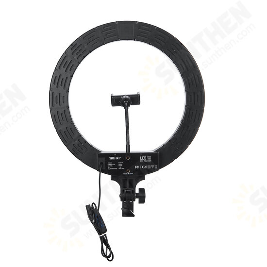 7/10/13/15/18 Inch LED Ring Light Studio Fill Light Tripod Stand Photo Makeup Live Dimmable Lamp for Youtube Tiktok Streaming Broadcast Vlogging