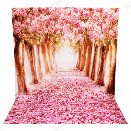 7X5FT Beautiful Flower Street Studio Vinyl Photography Backdrop Background 7X5FT Beautiful Flower Street Studio Vinyl Photography Backdrop Background