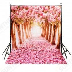 7X5FT Beautiful Flower Street Studio Vinyl Photography Backdrop Background 7X5FT Beautiful Flower Street Studio Vinyl Photography Backdrop Background