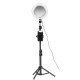 8.66inch Live Stream Makeup Mirror Selfie LED Ring Light Fill-in Light With Remote Control Cell Phone Holder
