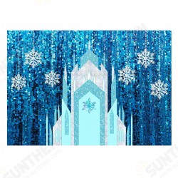 8x6ft 7x5ft 5x3ft Vinyl Cloth Romantic Ice Castle Photography Background Studio Photo Props Backdrop for Wedding Birthday Party 8x6ft 7x5ft 5x3ft Vinyl Cloth Romantic Ice Castle Photography Background Studio Photo Props Backdrop for Wedding Birthday Party
