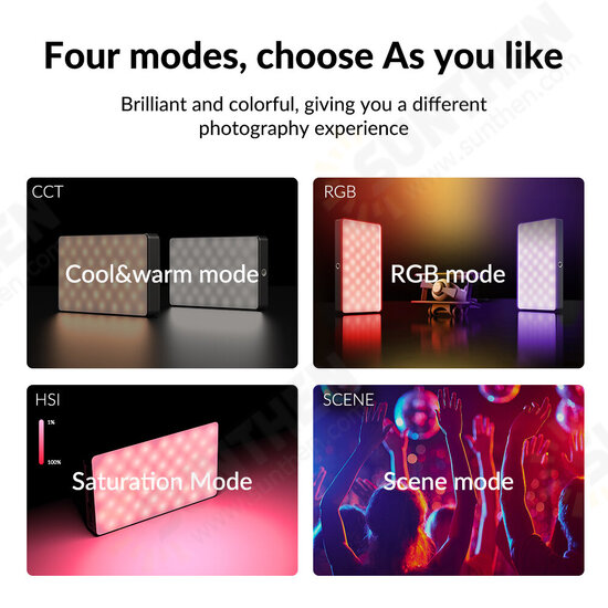 RGB LED Light with Tripod 20 Modes Video Camera Lighting Photography Lamp 2500-9000K for Vlog Fill Light For Live Stream YouTube RGB LED Light with Tripod 20 Modes Video Camera Lighting Photography Lamp 2500-9000K for Vlog Fill Light For Live Stream YouTube