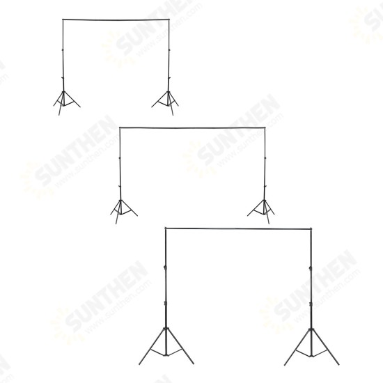 Aluminum Background Stand Photography Studio Backdrop Bracket Support System Kit