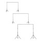 Aluminum Background Stand Photography Studio Backdrop Bracket Support System Kit Aluminum Background Stand Photography Studio Backdrop Bracket Support System Kit