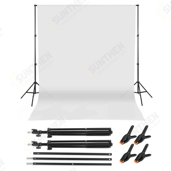 Aluminum Background Stand Photography Studio Backdrop Bracket Support System Kit