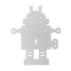 Antenna Robot Pattern DIY Cutting Scrapbook Card Photo Album Paper Embossing Craft Decoration