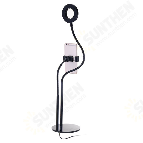 BX-02 Universal Selfie Ring Light Flexible Desk Lamp LED Fill Beauty Light 11 Brightness 3 Color Dimmable for Live Streaming Table Stand with Phone Clip for Youtube Tiktok BX-02 Universal Selfie Ring Light Flexible Desk Lamp LED Fill Beauty Light 11 Brightness 3 Color Dimmable for Live Streaming Table Stand with Phone Clip for Youtube Tiktok