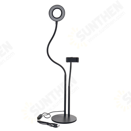 BX-02 Universal Selfie Ring Light Flexible Desk Lamp LED Fill Beauty Light 11 Brightness 3 Color Dimmable for Live Streaming Table Stand with Phone Clip for Youtube Tiktok BX-02 Universal Selfie Ring Light Flexible Desk Lamp LED Fill Beauty Light 11 Brightness 3 Color Dimmable for Live Streaming Table Stand with Phone Clip for Youtube Tiktok