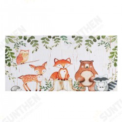 Baby Photography Backdrop Woodland Animals Birthday Party Background Prop Vinyl Decorations Baby Photography Backdrop Woodland Animals Birthday Party Background Prop Vinyl Decorations