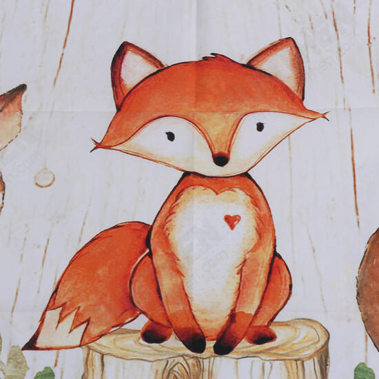 Baby Photography Backdrop Woodland Animals Birthday Party Background Prop Vinyl Decorations Baby Photography Backdrop Woodland Animals Birthday Party Background Prop Vinyl Decorations