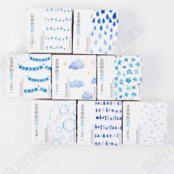 Blue Star Cloud Bird Rain Drop Sticker for Photo Album Scrapbook Diy Blue Star Cloud Bird Rain Drop Sticker for Photo Album Scrapbook Diy