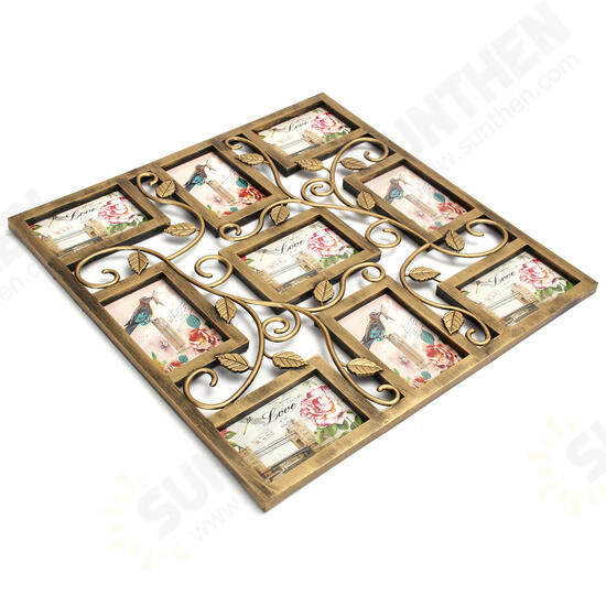 Bronze Floral Wall Hanging Collage Photo Frames Picture Display Decor Gift 6X4inch Bronze Floral Wall Hanging Collage Photo Frames Picture Display Decor Gift 6X4inch