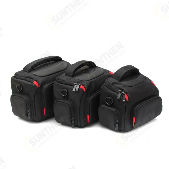 Camera Storage Travel Carry Bag with Rain Cover Strap for DSLR SLR Camera Camera Lens Flash