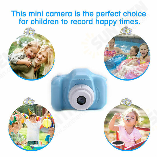 Cartoon Anti-fall Mini Children Camera 2.0 inch Screen Support Photo Video Game Function Birthday Gift Kids LCD HD Rechargeable Video Toddler Educational Toy Cartoon Anti-fall Mini Children Camera 2.0 inch Screen Support Photo Video Game Function Birthday Gift Kids LCD HD Rechargeable Video Toddler Educational Toy