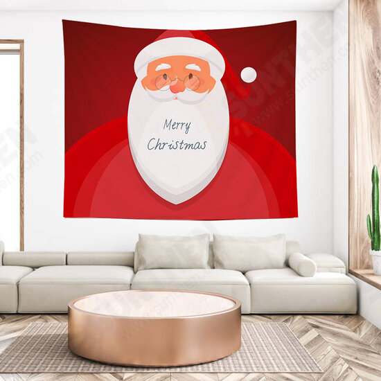 Christmas Hanging Cloth Custom Red Santa Claus Bedside Background Cloth Wall Bedside Decoration Tapestry Photography Backdrop Christmas Hanging Cloth Custom Red Santa Claus Bedside Background Cloth Wall Bedside Decoration Tapestry Photography Backdrop