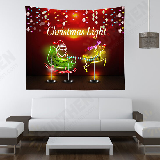 Christmas Hanging Cloth Custom Red Santa Claus Bedside Background Cloth Wall Bedside Decoration Tapestry Photography Backdrop Christmas Hanging Cloth Custom Red Santa Claus Bedside Background Cloth Wall Bedside Decoration Tapestry Photography Backdrop