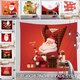 Christmas Hanging Cloth Custom Red Santa Claus Bedside Background Cloth Wall Bedside Decoration Tapestry Photography Backdrop Christmas Hanging Cloth Custom Red Santa Claus Bedside Background Cloth Wall Bedside Decoration Tapestry Photography Backdrop