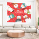 Christmas Hanging Cloth Custom Red Santa Claus Bedside Background Cloth Wall Bedside Decoration Tapestry Photography Backdrop Christmas Hanging Cloth Custom Red Santa Claus Bedside Background Cloth Wall Bedside Decoration Tapestry Photography Backdrop