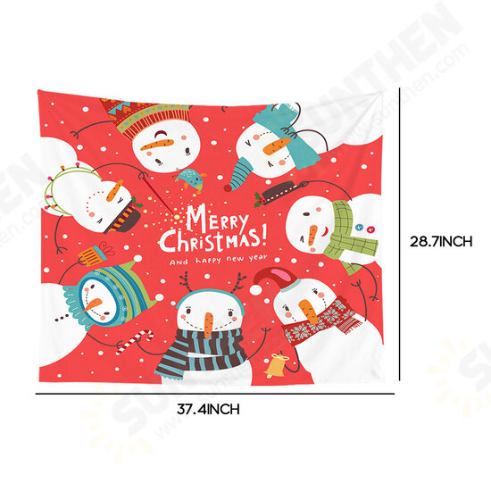 Christmas Hanging Cloth Custom Red Santa Claus Bedside Background Cloth Wall Bedside Decoration Tapestry Photography Backdrop Christmas Hanging Cloth Custom Red Santa Claus Bedside Background Cloth Wall Bedside Decoration Tapestry Photography Backdrop