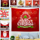 Christmas Hanging Cloth Custom Red Santa Claus Bedside Photography Background Cloth Wall Bedside Decoration Tapestry Christmas Hanging Cloth Custom Red Santa Claus Bedside Photography Background Cloth Wall Bedside Decoration Tapestry