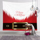 Christmas Hanging Cloth Custom Red Santa Claus Bedside Photography Background Cloth Wall Bedside Decoration Tapestry Christmas Hanging Cloth Custom Red Santa Claus Bedside Photography Background Cloth Wall Bedside Decoration Tapestry