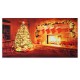 Christmas Party Photography Background Hanging Cloth Children Photo Studio Backdrop Decoration